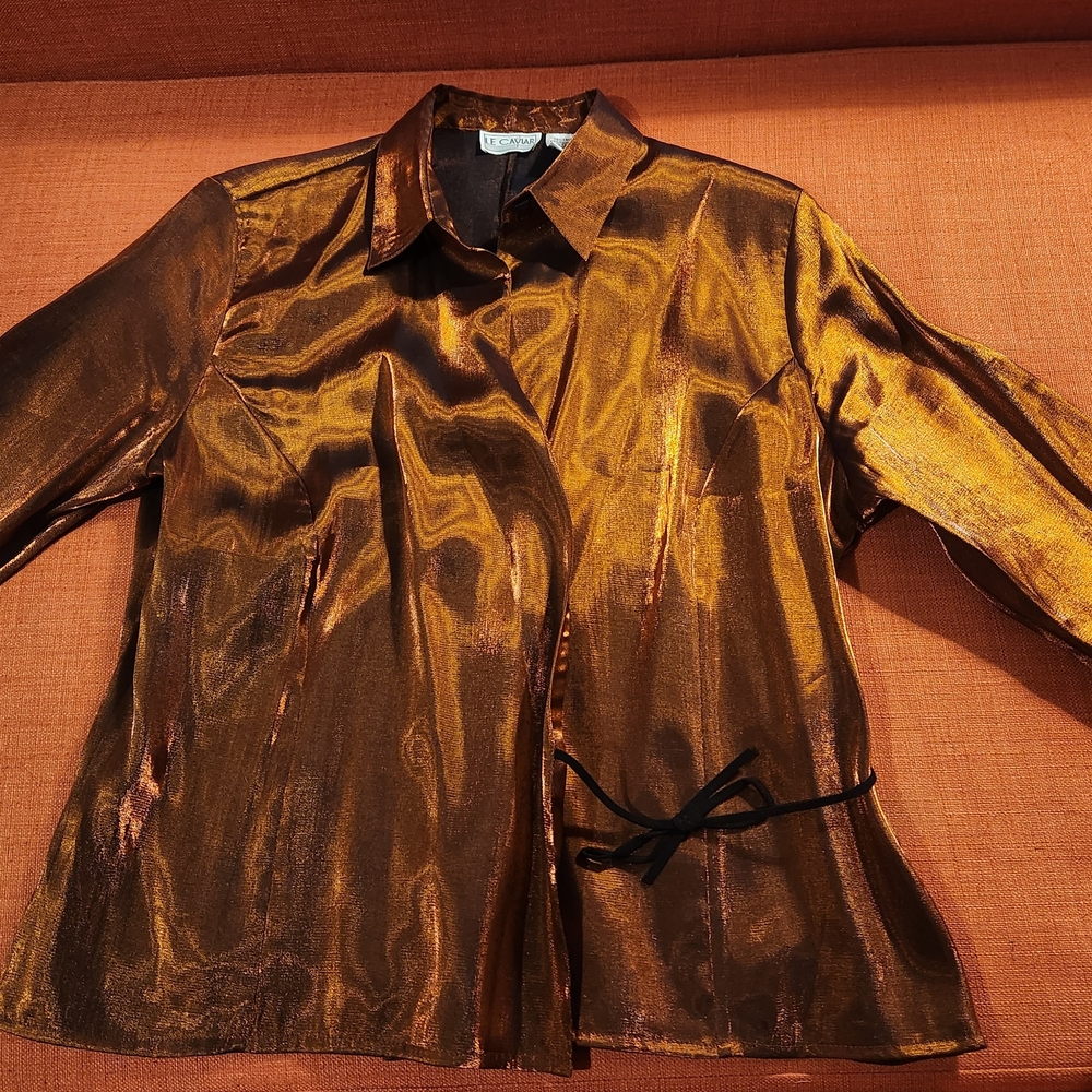 Luxe Bronze/Copper Women's Blazer